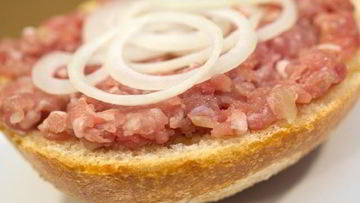 Рецепт Горячих бутербродов с фаршем