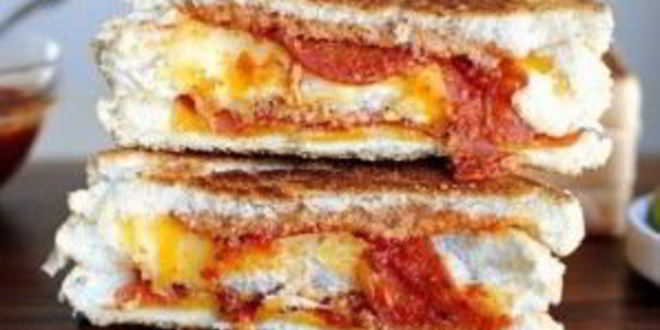 Рецепт горячих пицца-бутерброды