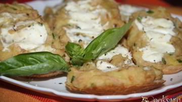 Рецепт Картофельных бутербродов с тунцом к завтраку