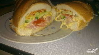 Рецепт Мужского бутерброда