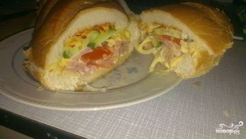 Рецепт Мужского бутерброда