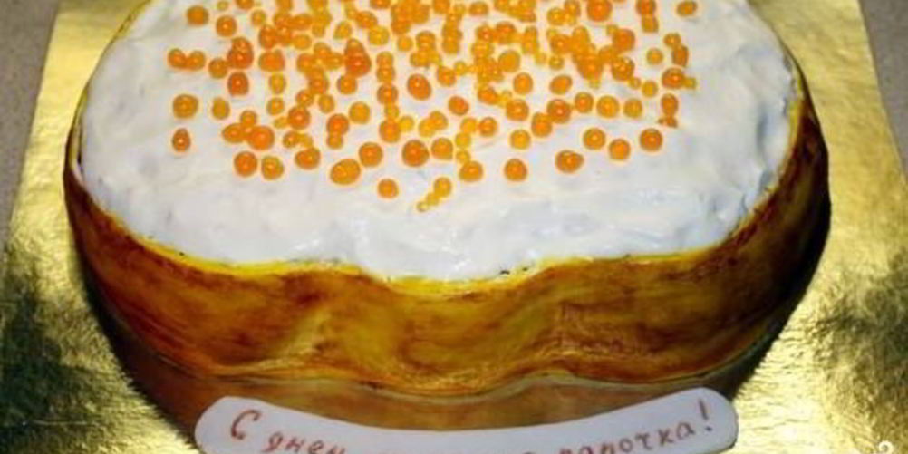 Как приготовить торт бутерброд с икрой