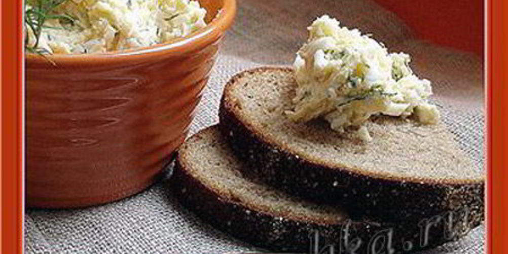 Как приготовить яичное масло для бутербродов