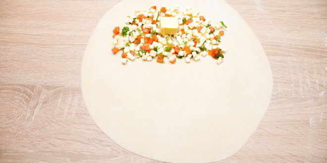 Рецепт чебурека с брынзой