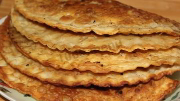 Рецепт Чебуреков на водке