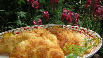 Рецепт Чебуреков с картофелем и сыром