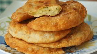 Рецепт Чебуреков с картошкой и сыром