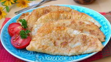 Рецепт Чебуреков с картошкой