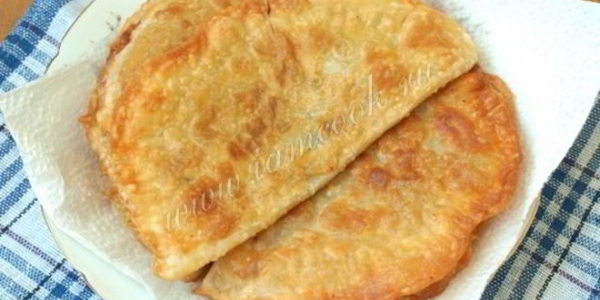 Рецепт чебуреков с картошкой