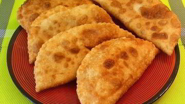 Рецепт Чебуреков с мясом и зеленью