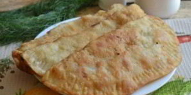 Рецепт чебуреков с мясом
