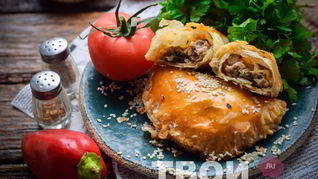 Рецепт Чебуреков в духовке