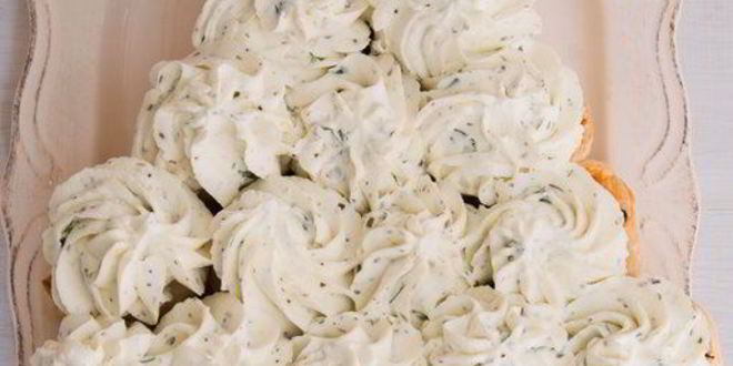 Рецепт елочки закуска из слоеного теста со сливочным сыром