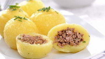 Рецепт Фаршированного картофеля в томатном соусе