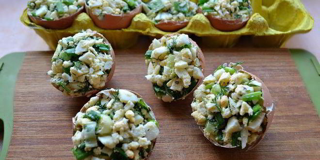 Рецепт фаршированных куриных яиц