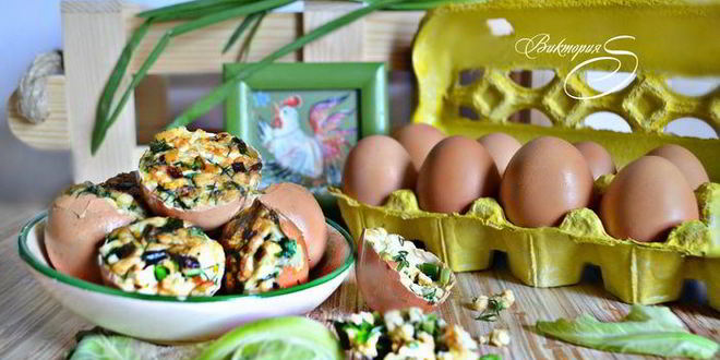 Рецепт фаршированных куриных яиц