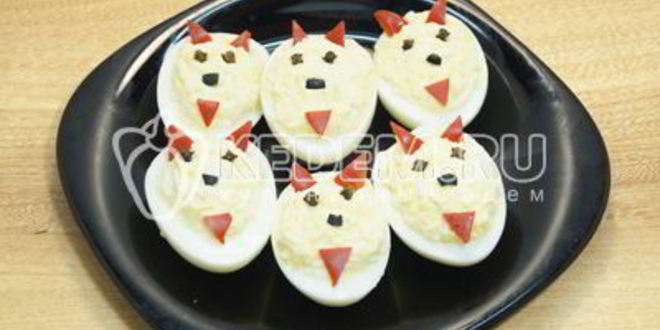 Рецепт фаршированных яиц дьяволята