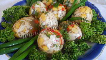 Рецепт Фаршированных яиц Фаберже на Пасху