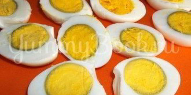 Рецепт фаршированных яиц икрой минтая