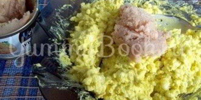 Рецепт фаршированных яиц икрой минтая