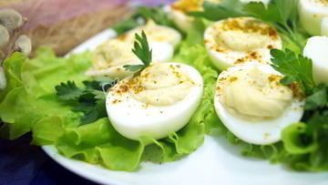 Рецепт Фаршированных яиц Карри