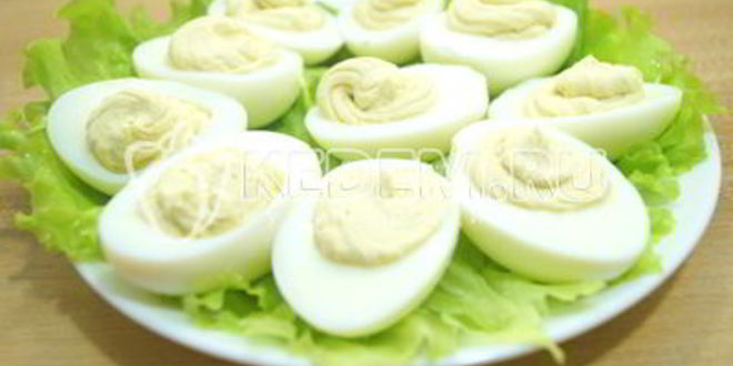 Рецепт фаршированных яиц карри