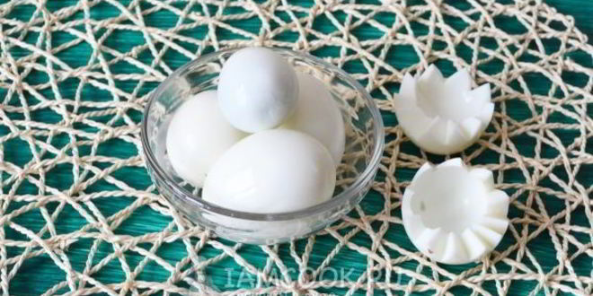 Рецепт фаршированных яиц цыплята