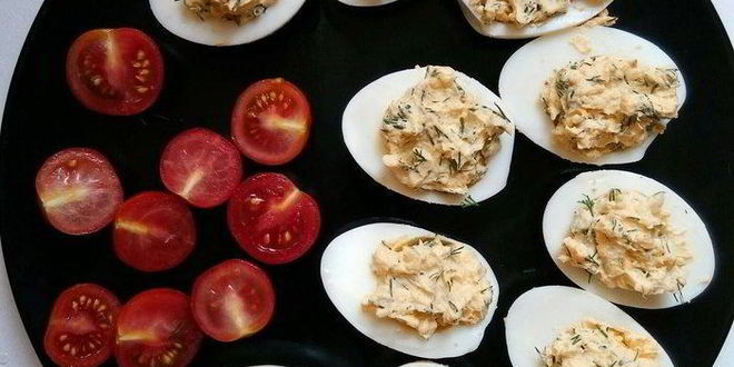 Рецепт фаршированные яйца