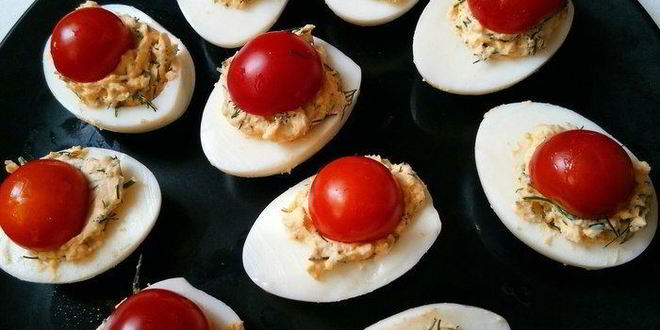Рецепт фаршированные яйца