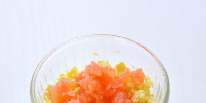 Рецепт перепелиных яиц, фаршированных слабосоленой семгой