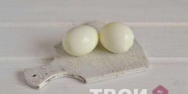 Рецепт яиц, фаршированных крабовым салатом