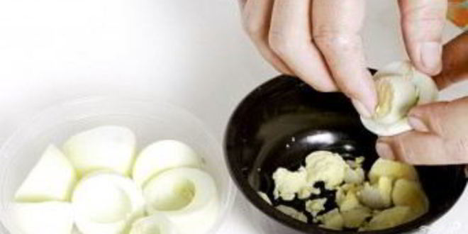 Рецепт яиц, фаршированных рисом