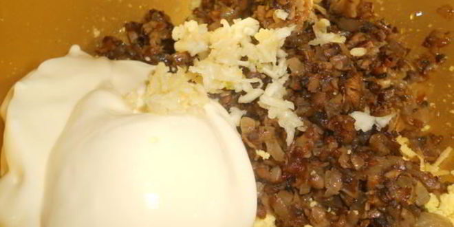 Рецепт яиц фаршированных с грибами