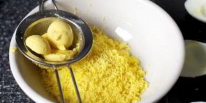 Рецепт яиц фаршированных спаржей