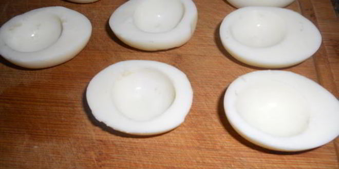 Рецепт яиц фаршированных тунцом