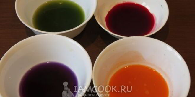 Рецепт яиц фаршированных в цветном желе