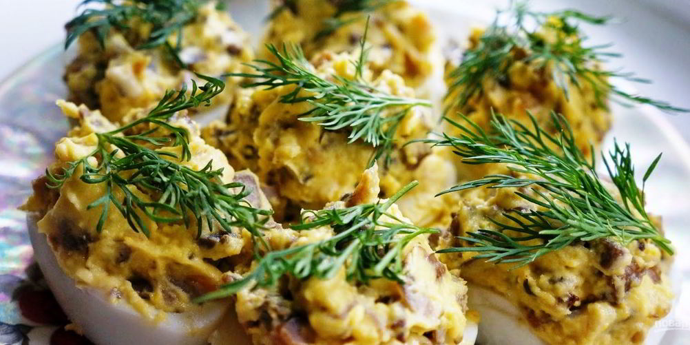 Как приготовить яйца фаршированные