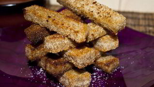 Рецепт Гренков ржаных с чесноком