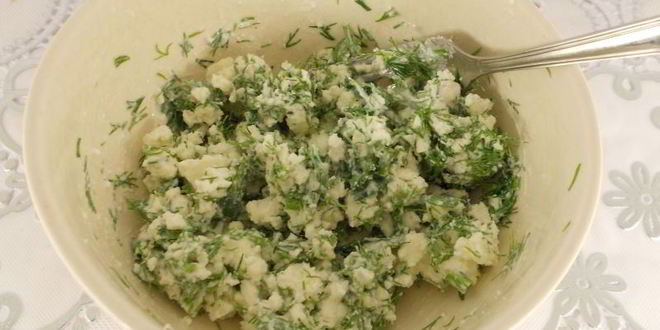 Рецепт гренков с брынзой