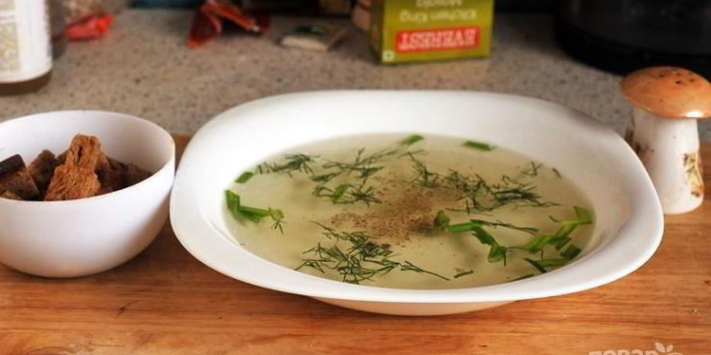 Как приготовить гренки с куриным бульоном