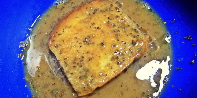 Рецепт гренков с овощами под сыром