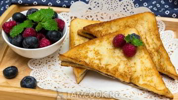 Рецепт Гренков с шоколадно-ореховой пастой