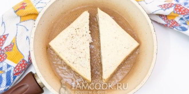 Рецепт гренков с шоколадно-ореховой пастой