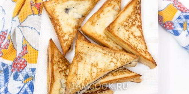 Рецепт гренков с шоколадно-ореховой пастой