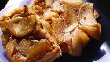 Рецепт Гренков с яблоками на завтрак