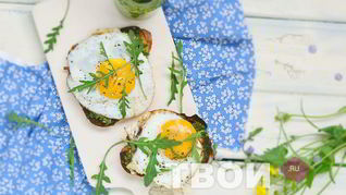 Рецепт Гренков с яйцом