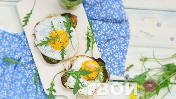 Рецепт Гренков с яйцом