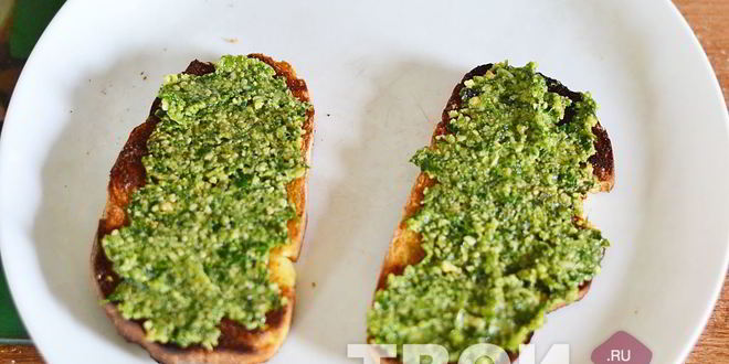 Рецепт гренков с яйцом