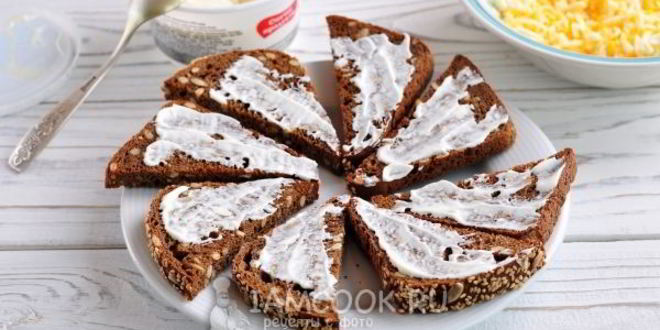 Рецепт гренков со шпротами