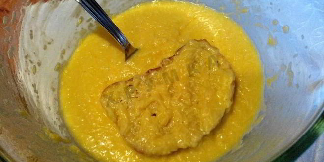 Рецепт гренков сырных на завтрак